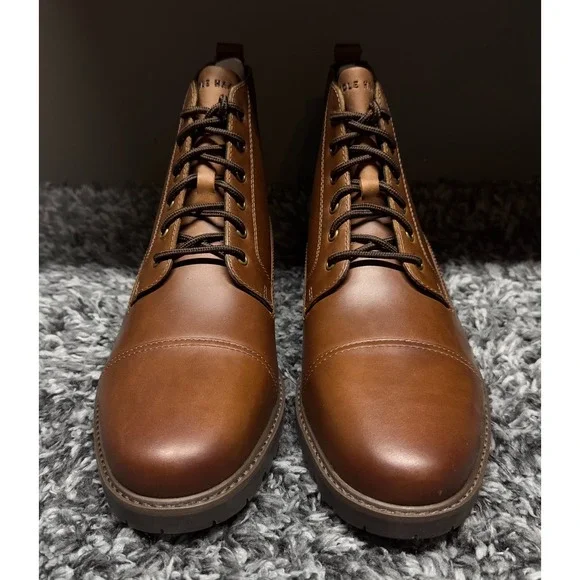 Cole Haan Boots Mens Size 10 Brown Bayou Grand‎ Lug Cushioned C39937 - Picture 4 of 7